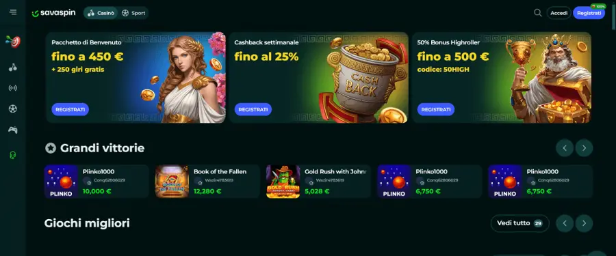 Sava spin no deposit bonus